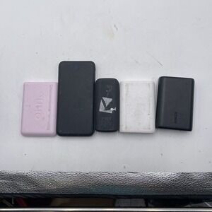 Lot Of 5 Portable Charger Power Bank 20W USB-C  WORKING ANKER TYLT Etc